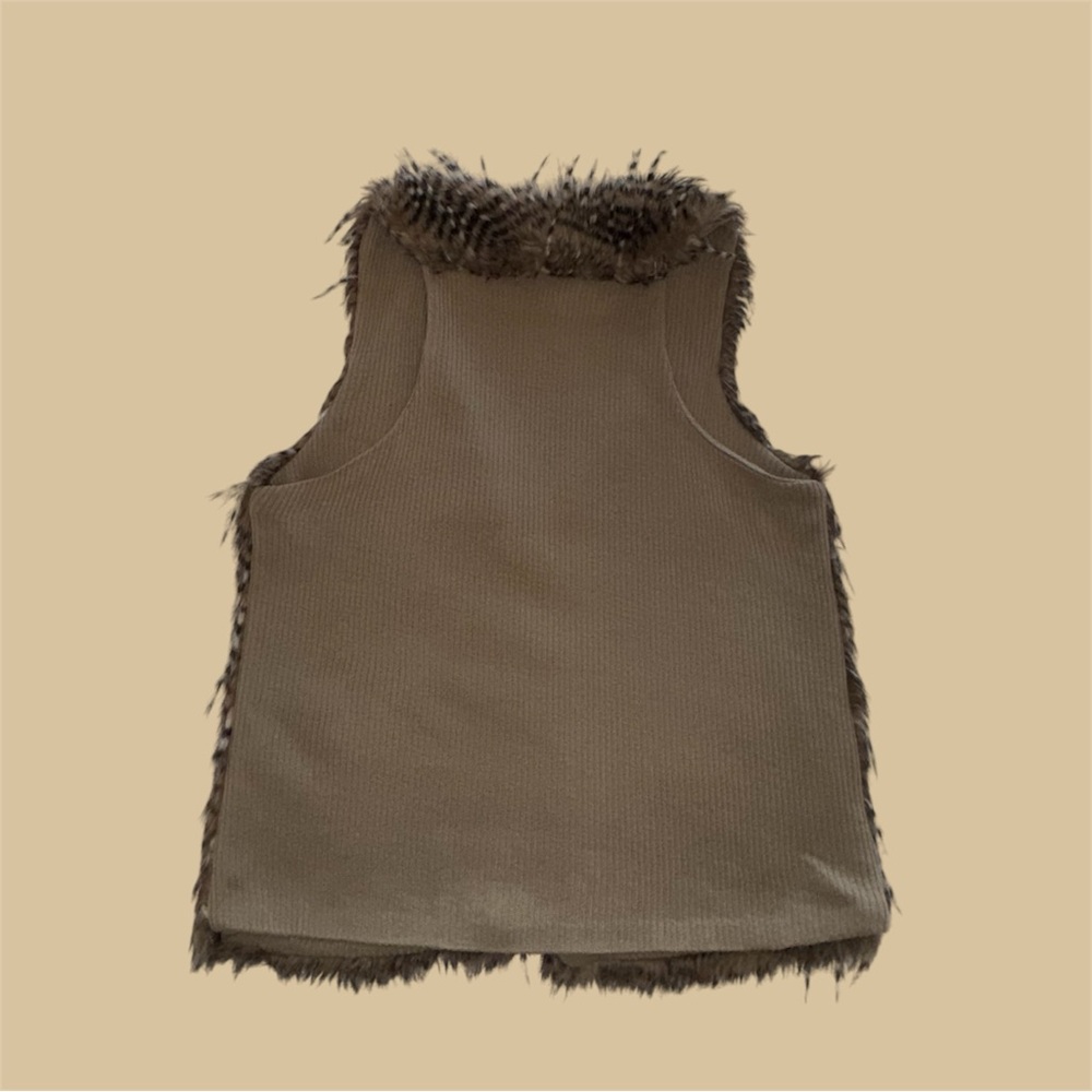 🛍️SALE🛍️ Forever 21 Faux Fur Knit Vest - Picture 4 of 7
